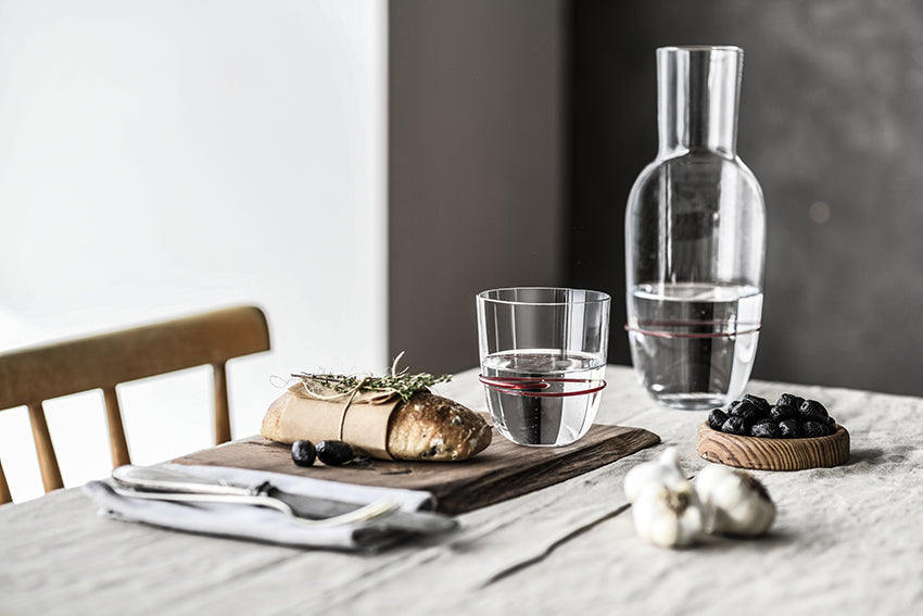Zwiesel Glas Aura set decanter with 2 tumblers Black - 3 pieces