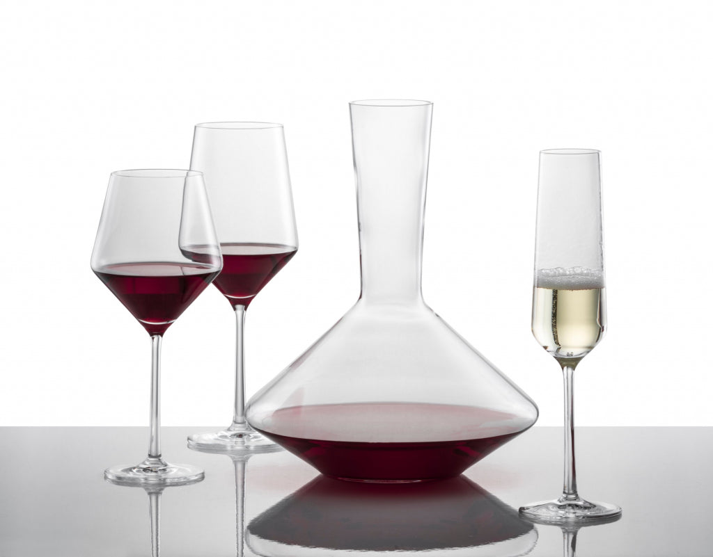 Zwiesel Glas Pure Champagne Glass 21,5 Cl with Mousse Point in Gift Packaging - 2 Pieces
