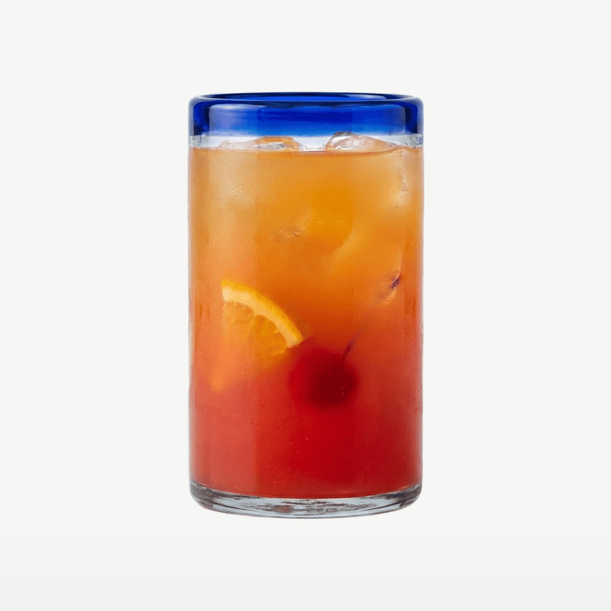 Bar Professional Highball Longdrinkglas Blauwe Rand 45 Cl - Glazen.nl