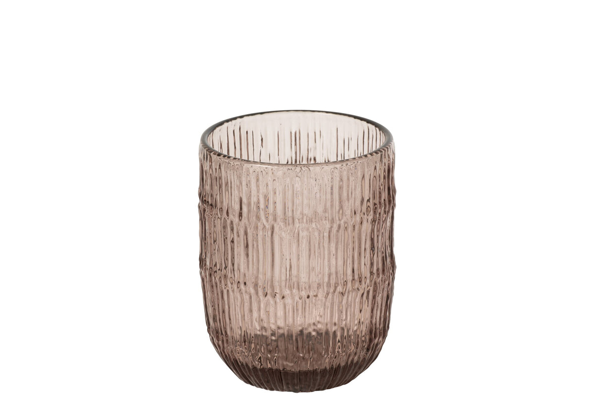 J-Line verre à eau bordeaux
