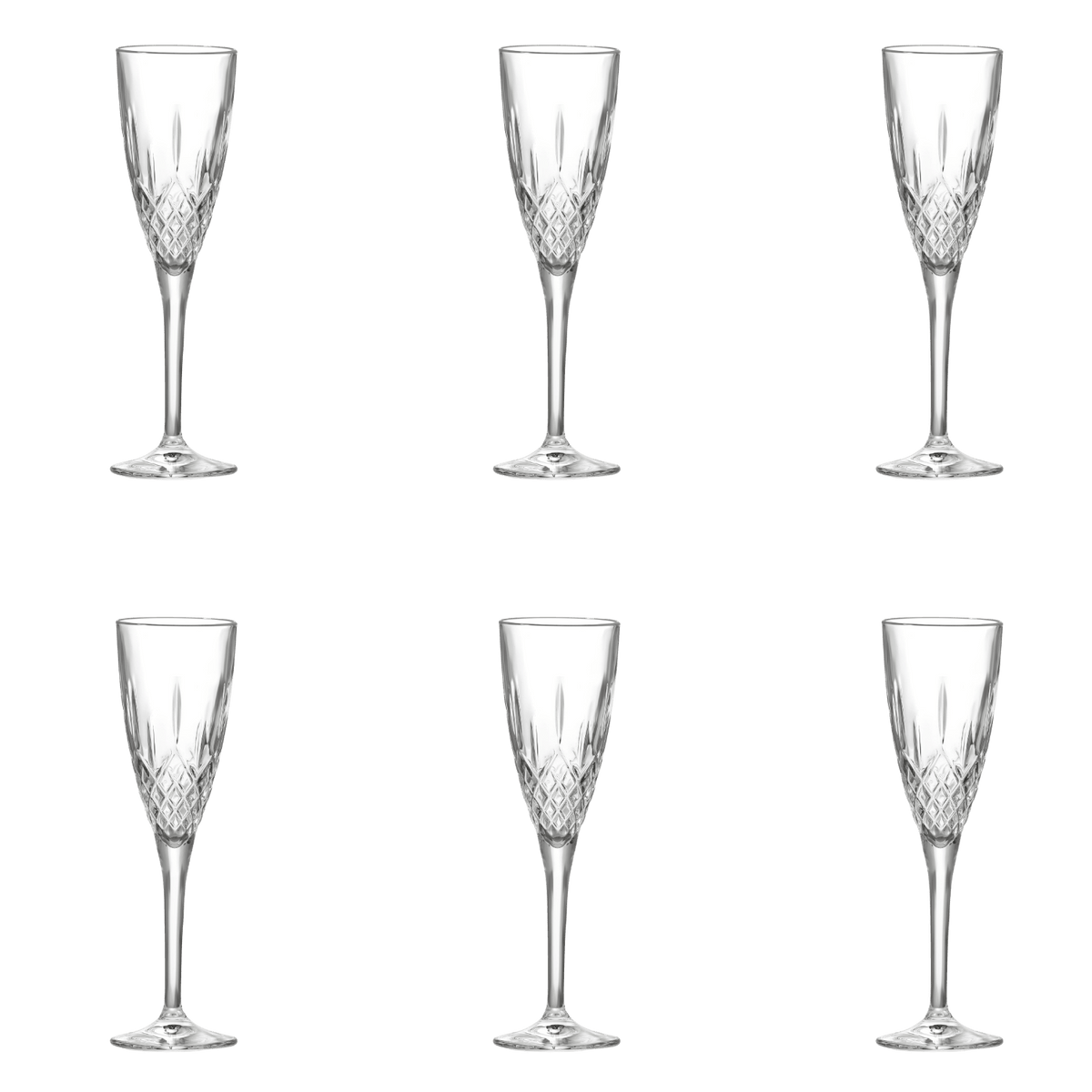 RCR London Champagne Flute 16 Cl - 6 Stuks - Glazen.nl