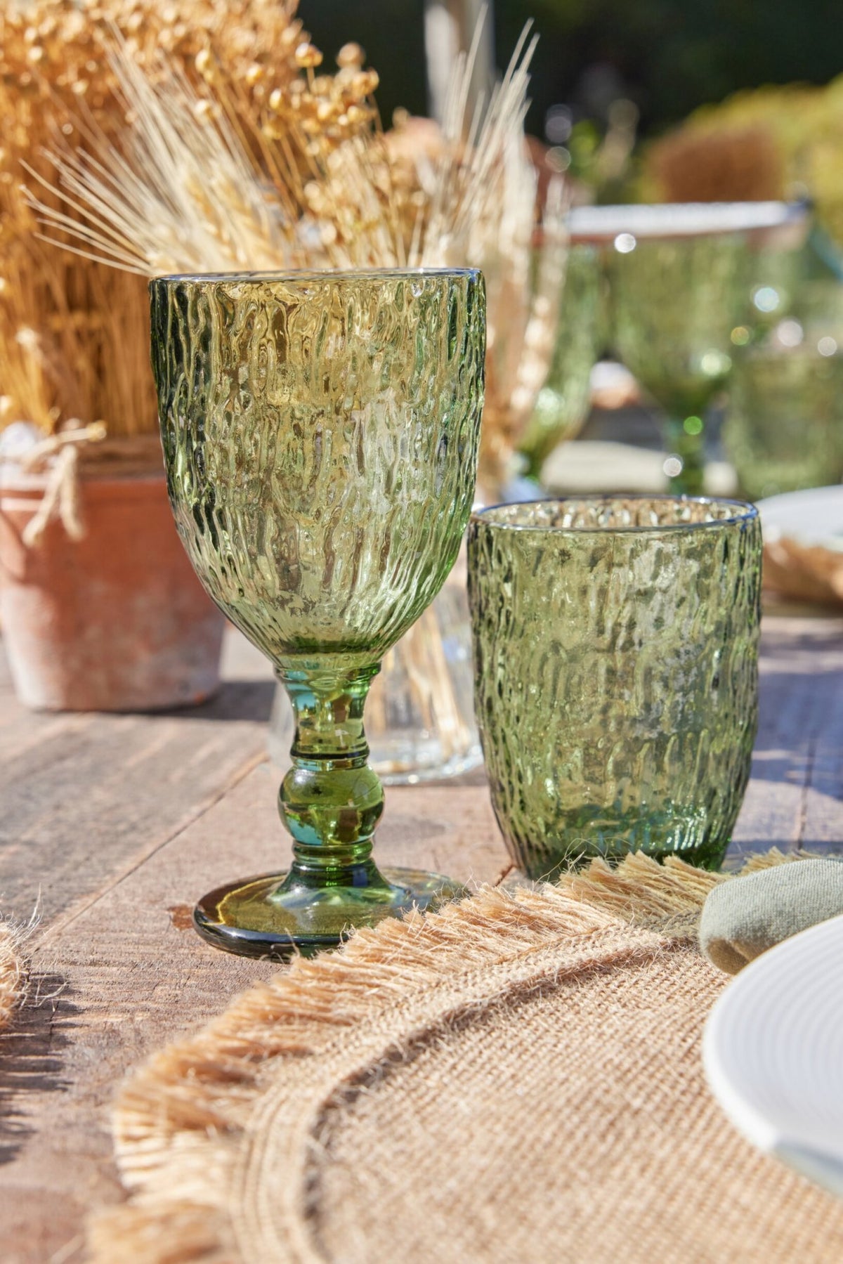 J-Line Vera Verre à vin 27 cl Vert