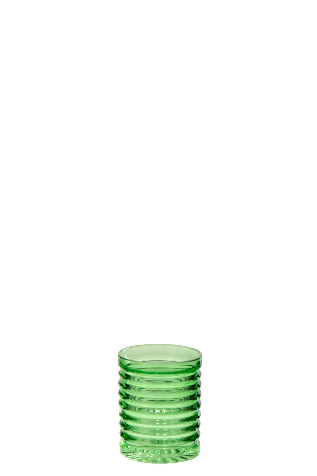 J-Line verre à eau 28 cl vert cannelé