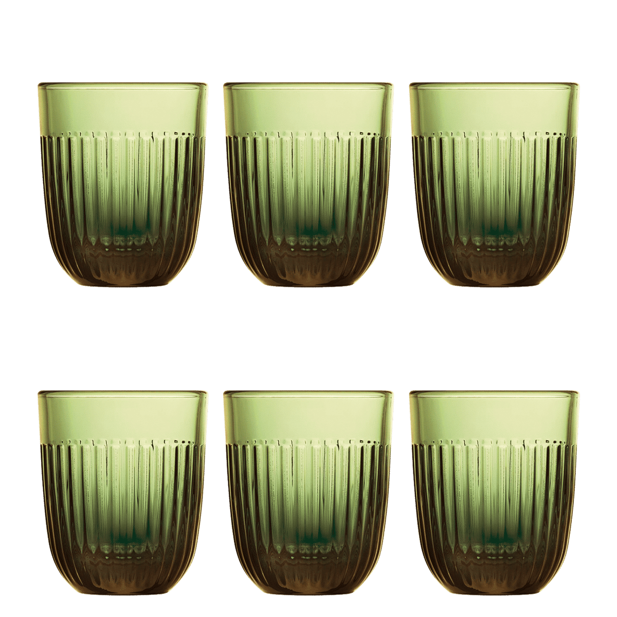 La Rochère Ouessant Tumbler 29 Cl Olijfgroen - 6 Stuks - Glazen.nl