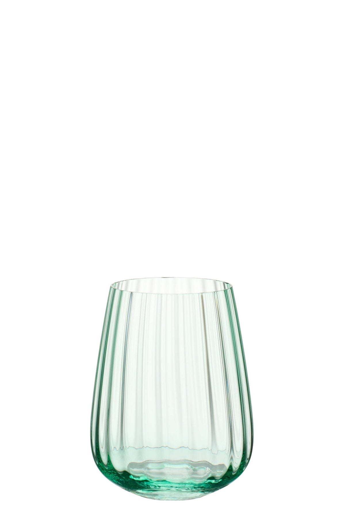 Verre à eau J-Line 48 cl cannelé haut vert