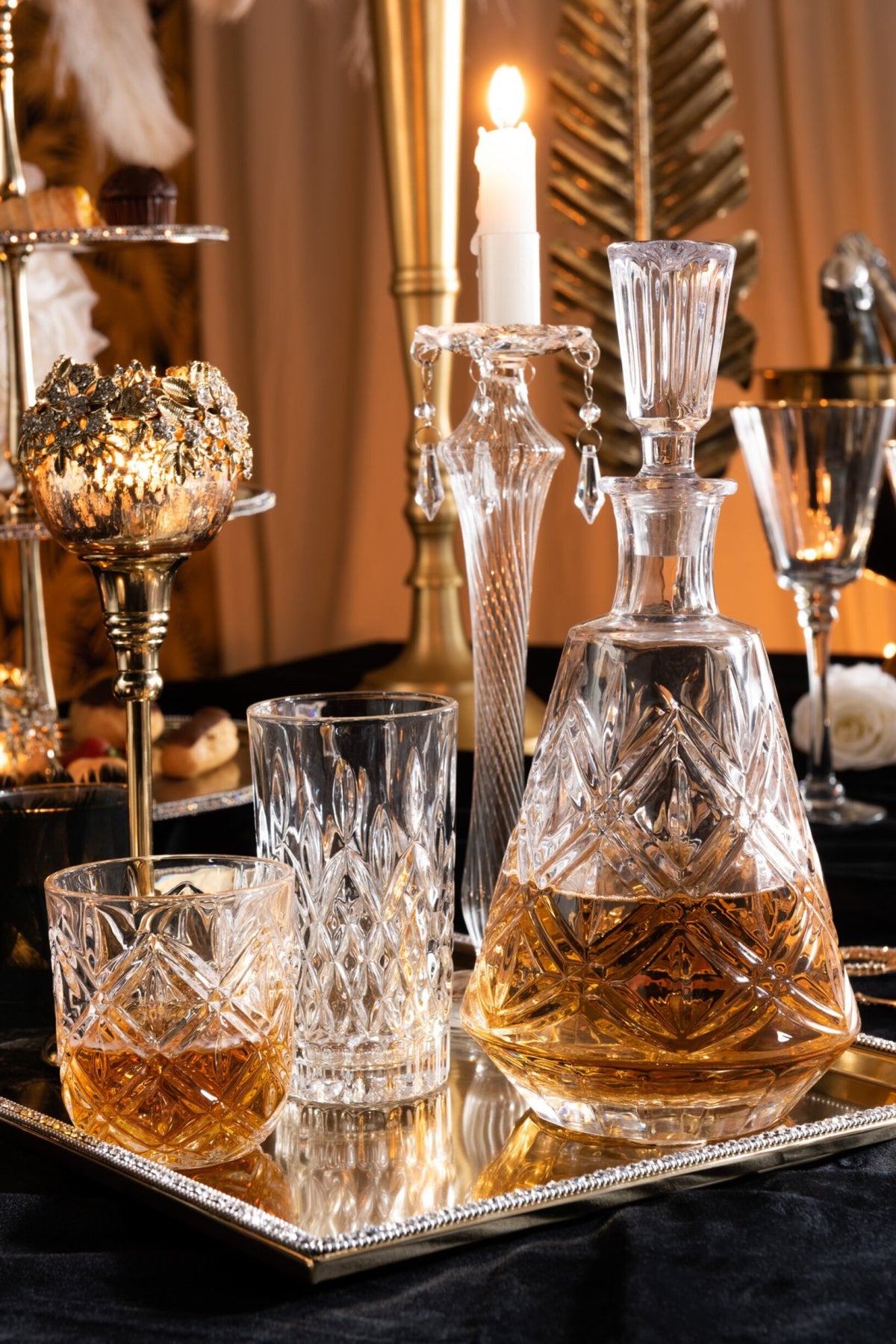J-Line Anna Water Glass 35 cl Tall Transparent