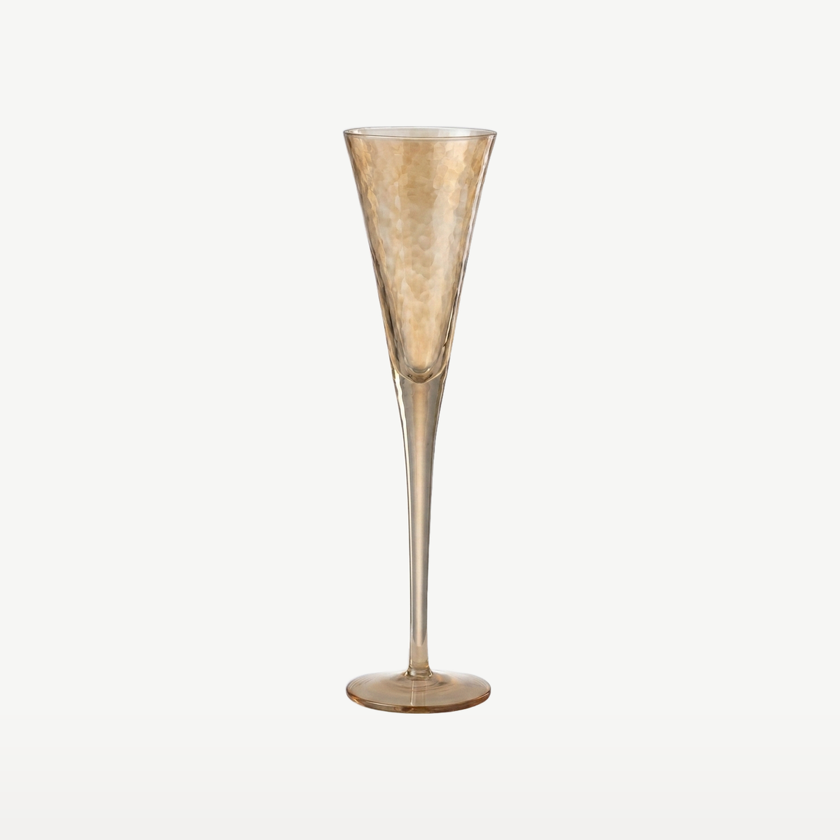 J-Line Champagneglas 15 Cl Onregelmatig Amber - Glazen.nl