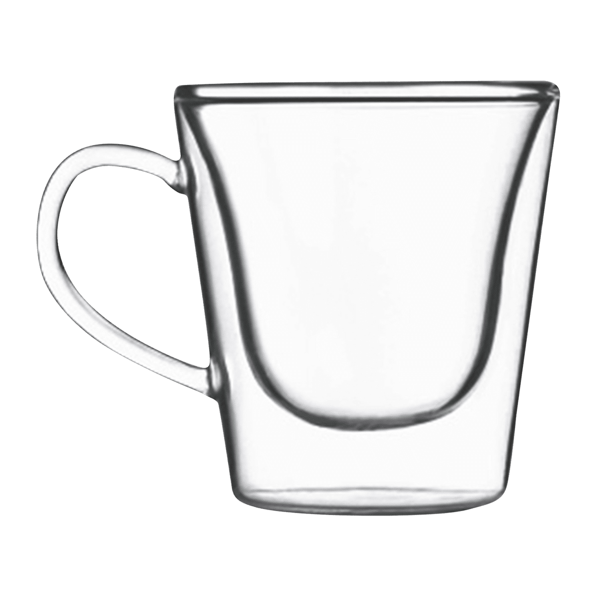 Luigi Bormioli Thermic Glass Koffieglas 29,5 Cl Met Oor - 2 Stuks - Glazen.nl