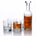 Luigi Bormioli Bach carafe à whisky 70 Cl - 4X tumbler D.O.F. 33,5 Cl - 5 pièces