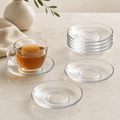 RCR Caffè soucoupes pour tasses - 6 pièces