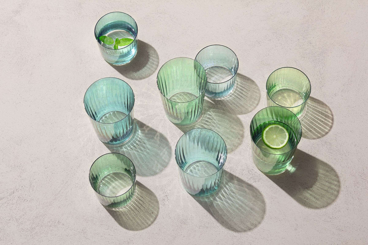 L.S.A. verre tumbler Gems 56 Cl assorti vert - 4 pièces