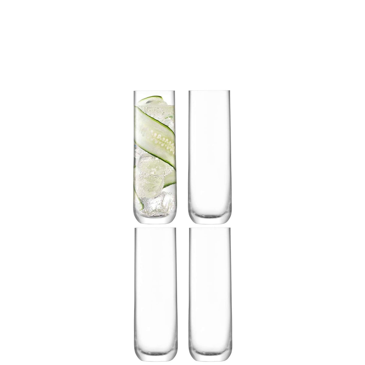 L.S.A. Borough Long Drink Glass 42 Cl - 4 Pieces