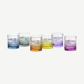 Verre tumbler coloré RCR Brillante 34 cl – 6 pièces