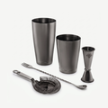 Speakeasy Cocktail Set Black - 4-Piece