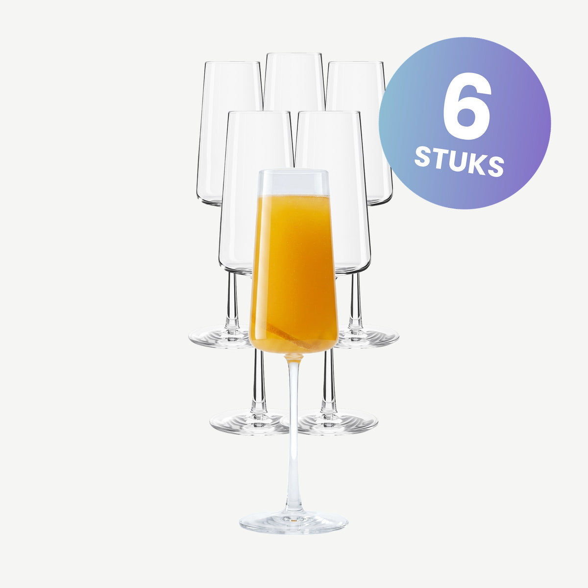 Stölzle Lausitz Power Champagneglas / Flute 24 Cl - set van 6 glazen