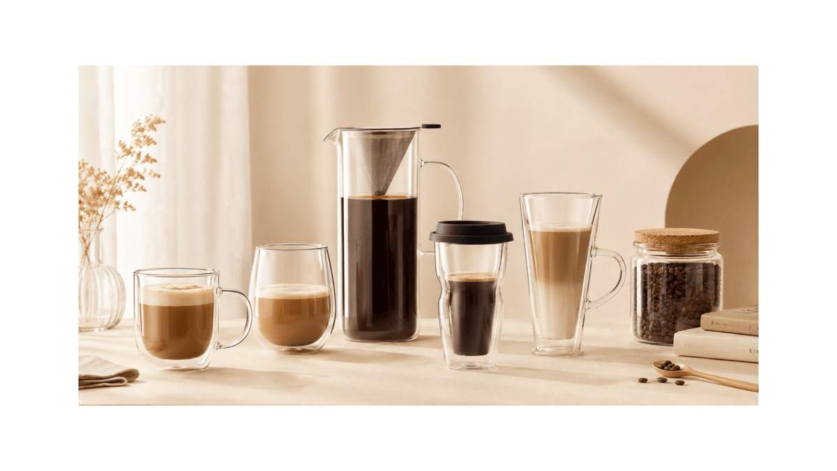 Double-walled glasses
