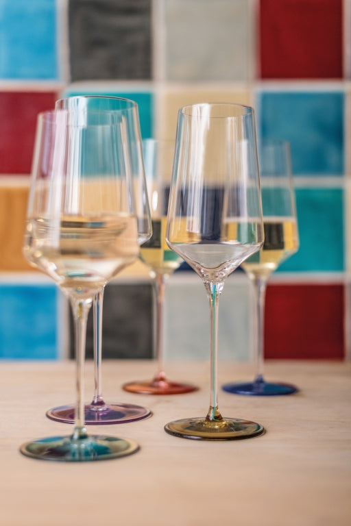 Zwiesel Glas Ink Champagne Glass 40 Cl Ochre Green
