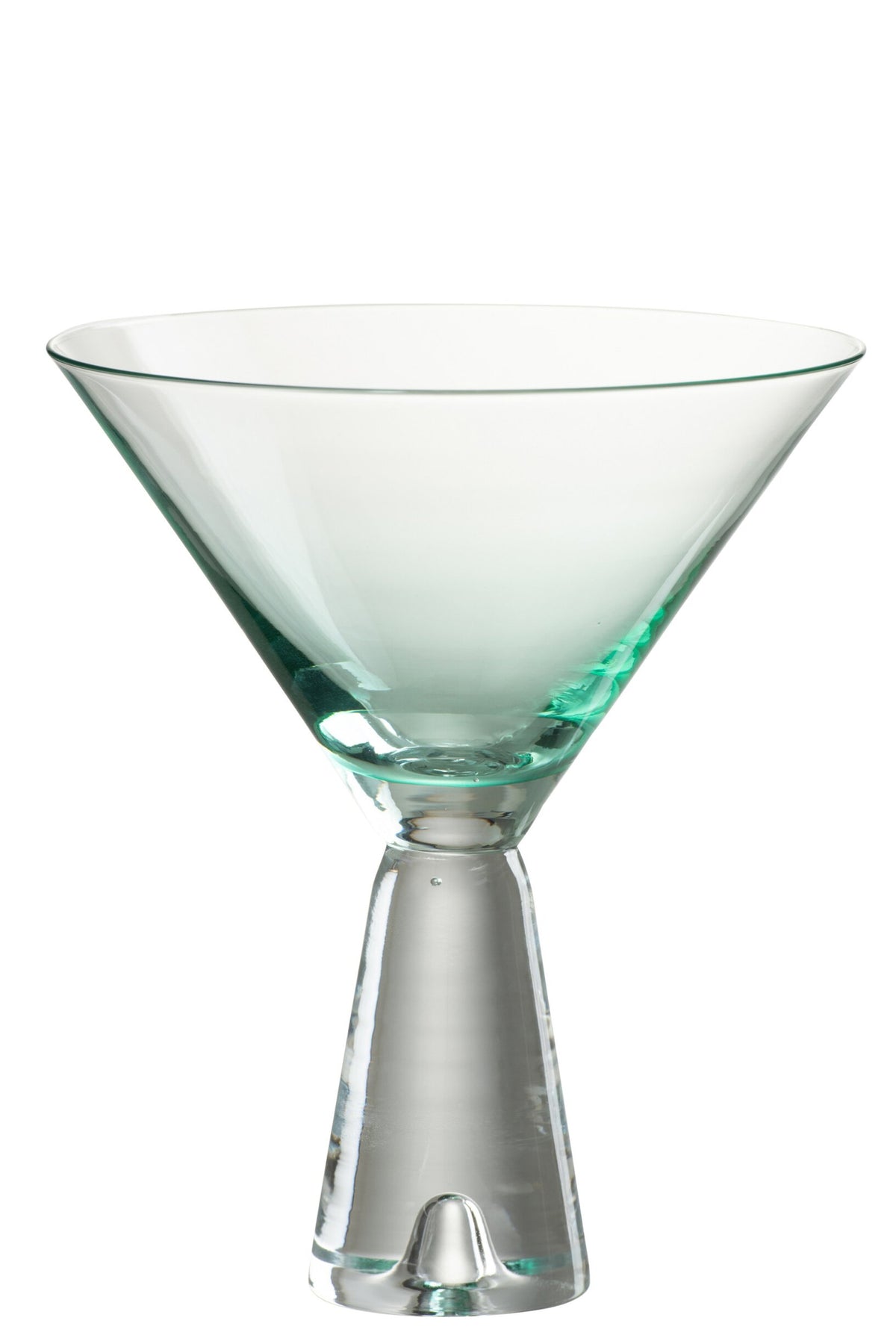 J-Line Lewis verre à cocktail 35 cl transparent/bleu azur