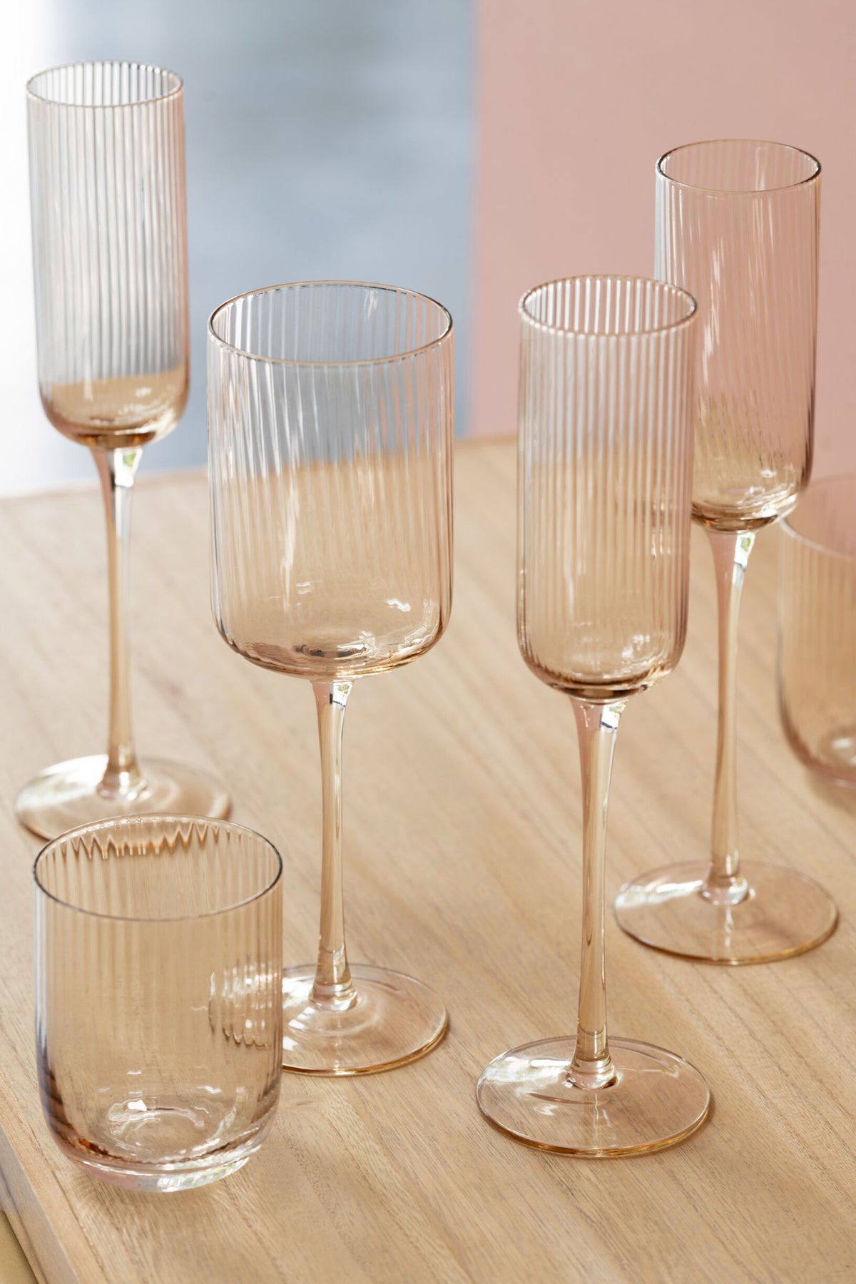 J-Line Ralph Wine Glass 37 Cl Amber