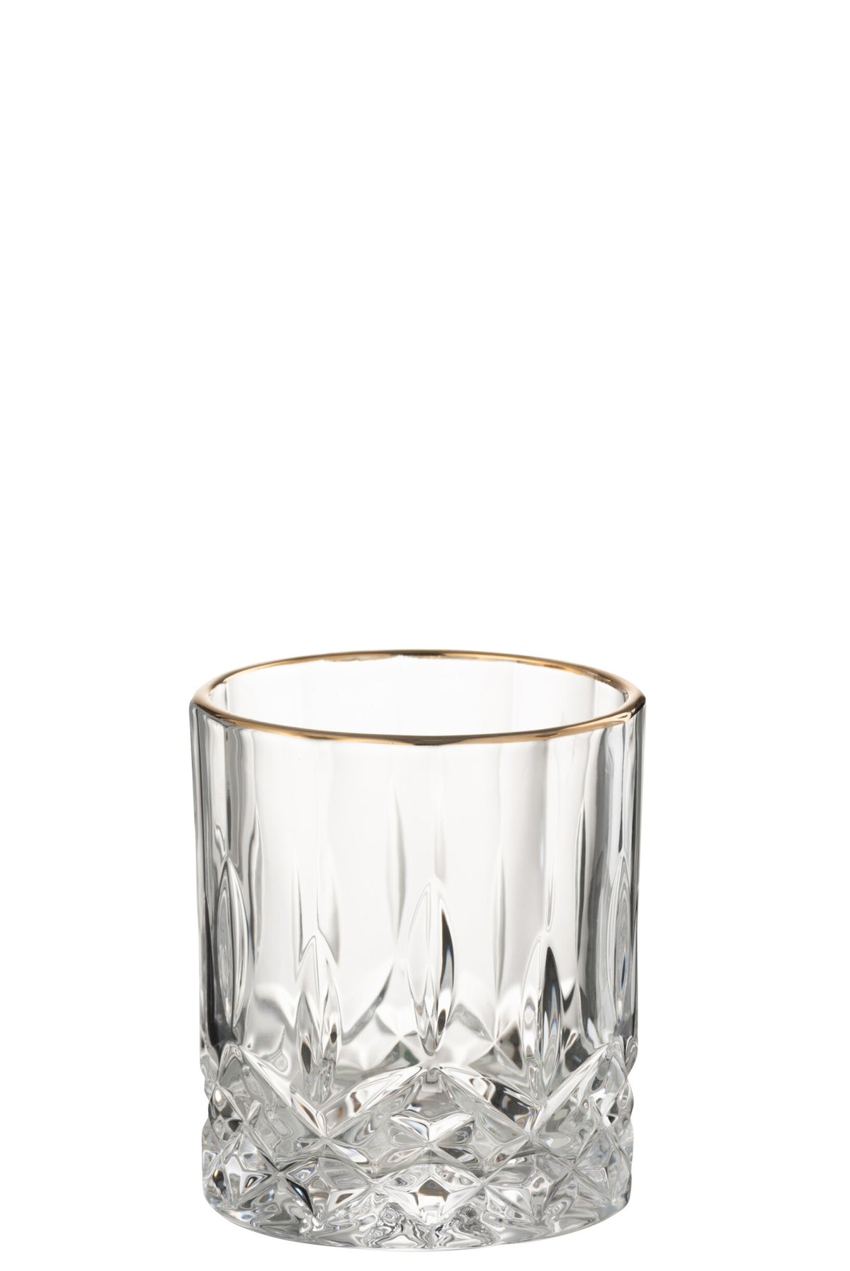 J-Line verre à eau 32 cl doré/transparent