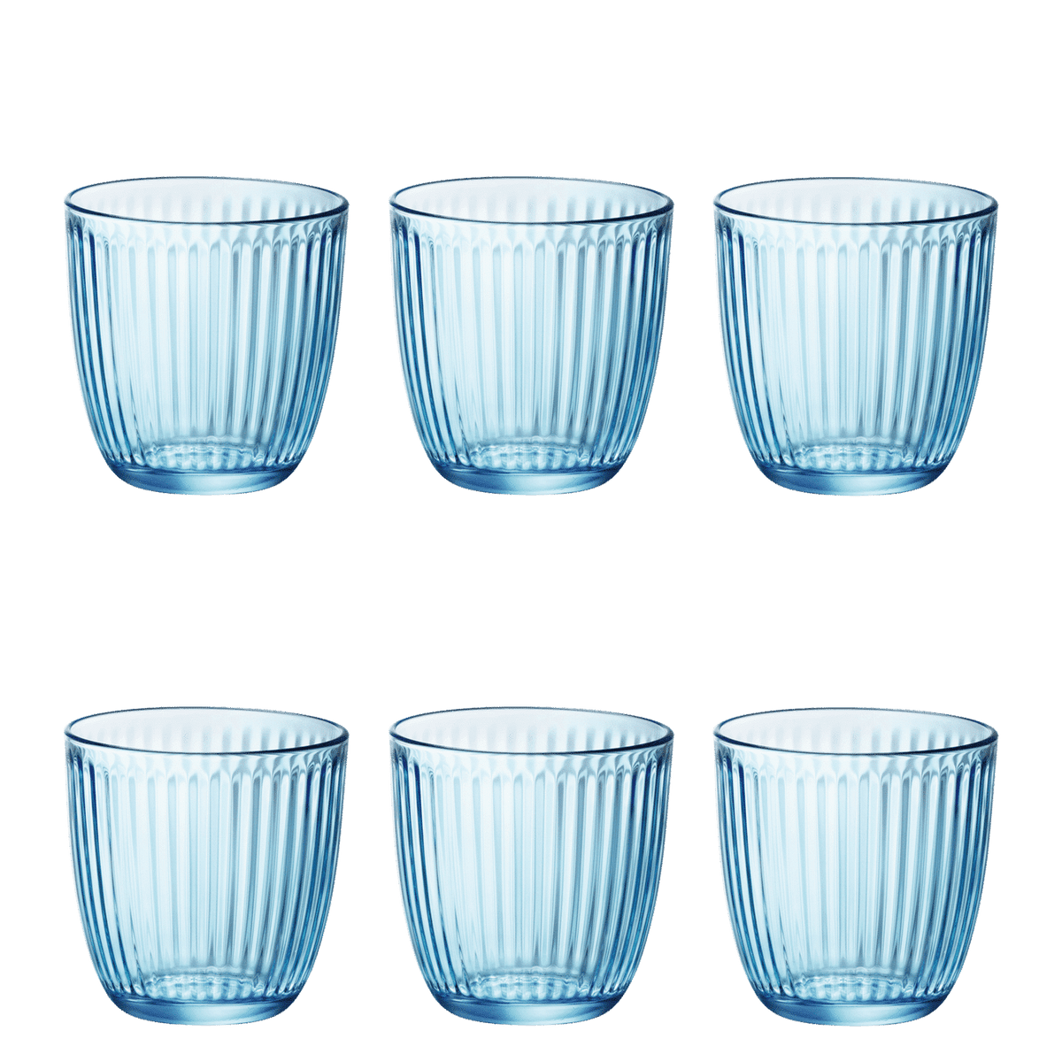 Bormioli Rocco Line Tumbler 29 Cl Blauw - 6 Stuks - Glazen.nl