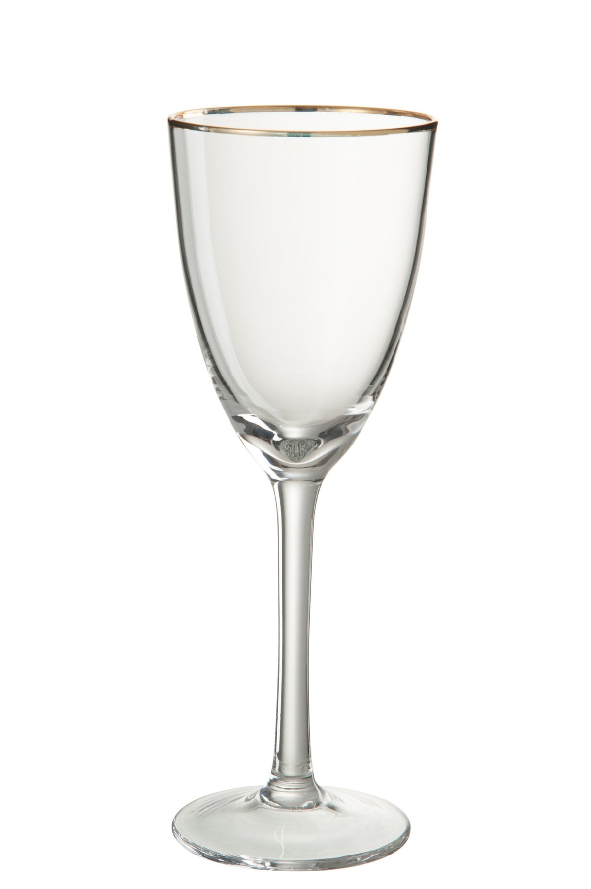 J-Line verre à vin rouge 29 cl bord doré transparent/doré