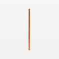 Pailles droites en cuivre Bar Professional 6 mm 21 cm avec brosse de nettoyage, 4 pièces