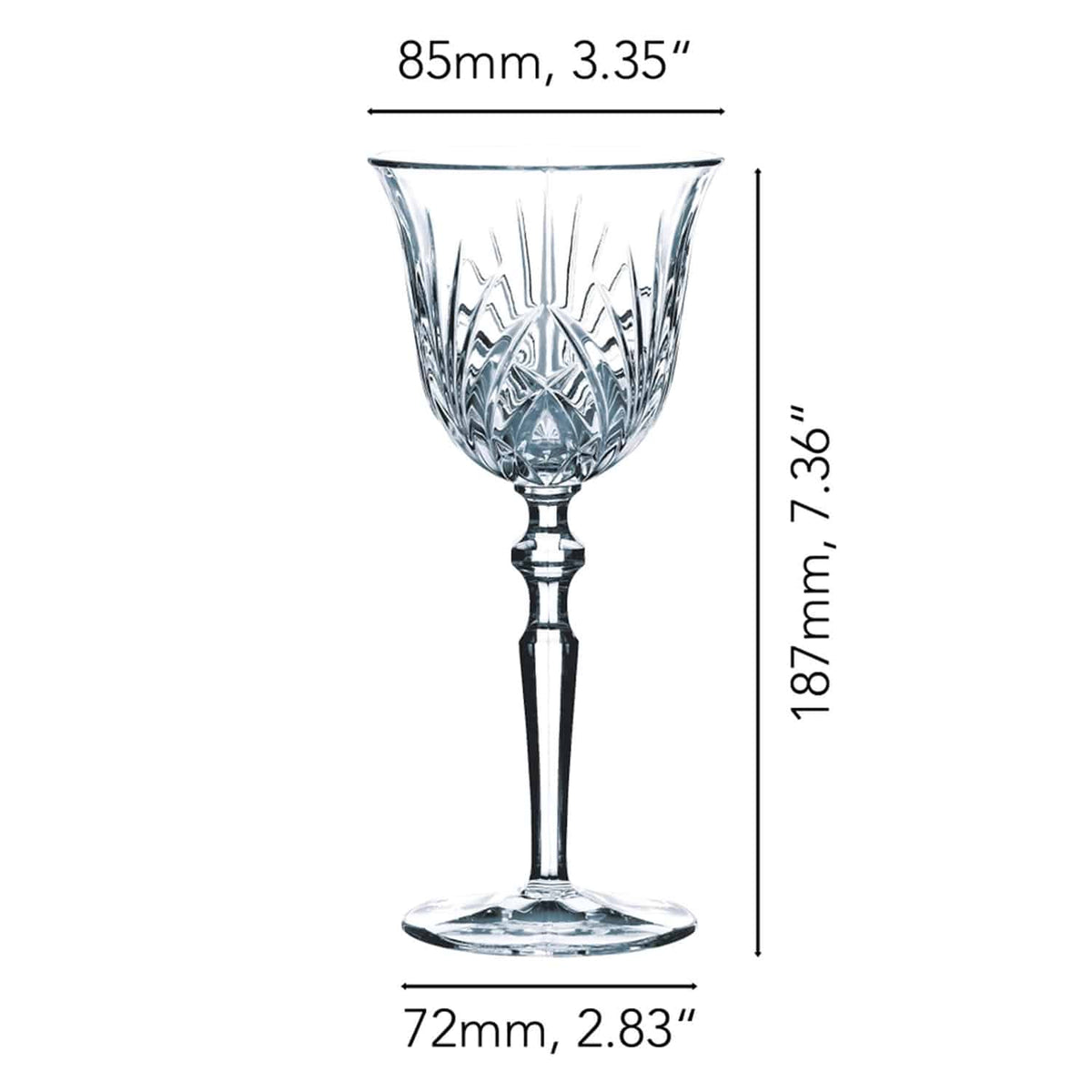 Nachtmann Palais Wijnglas 18 Cl - 24 Stuks - Glazen.nl