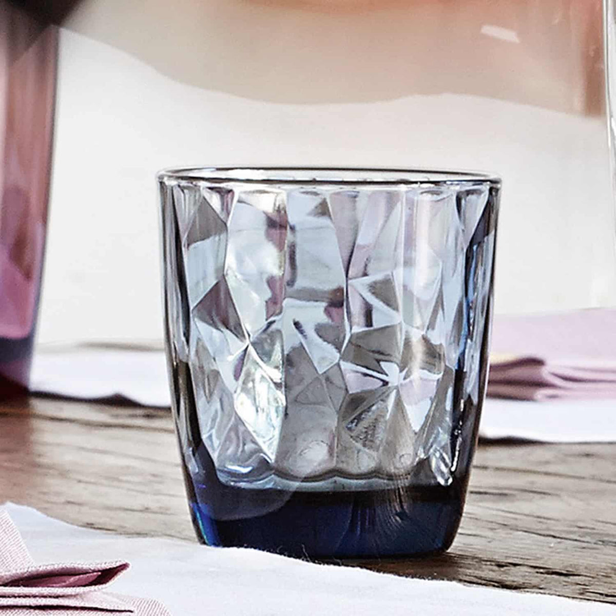 Bormioli Rocco Diamond Tumbler 39 Cl Blauw - 6 Stuks - Glazen.nl