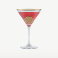 Pasabahce Timeless verre à martini 23 Cl à bord doré - 4 pièces